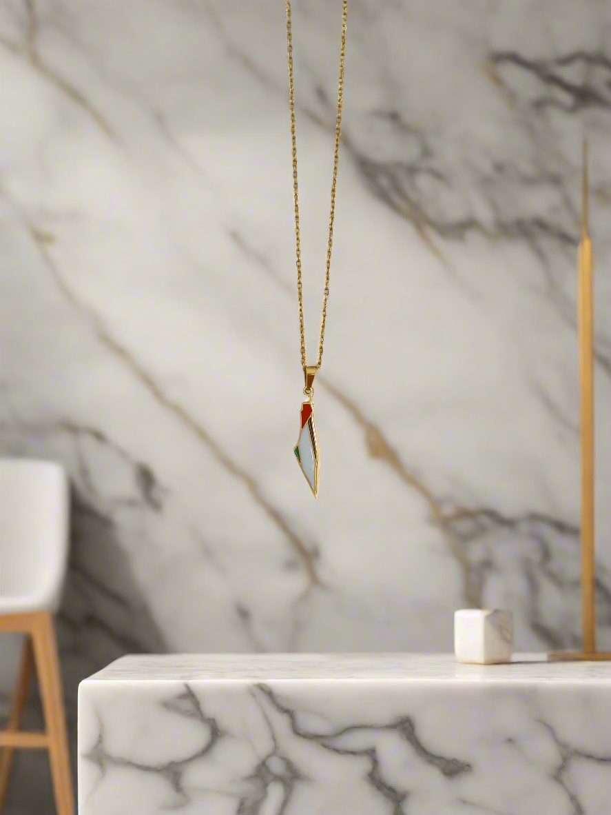 Falastin Flag Necklace