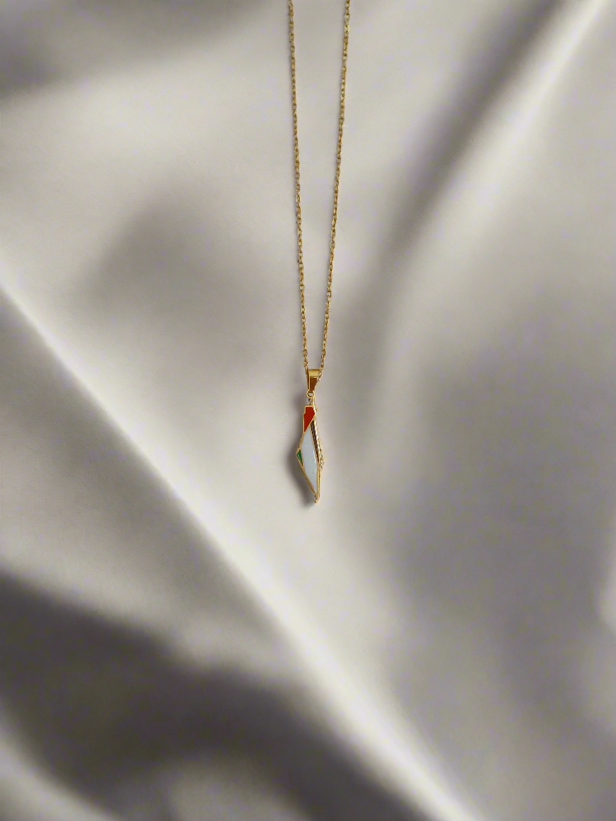 Falastin Flag Necklace