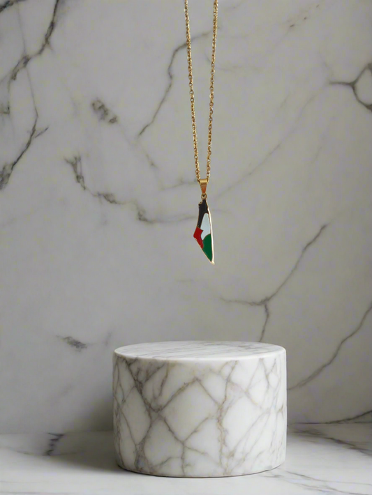 Falastin Flag Necklace