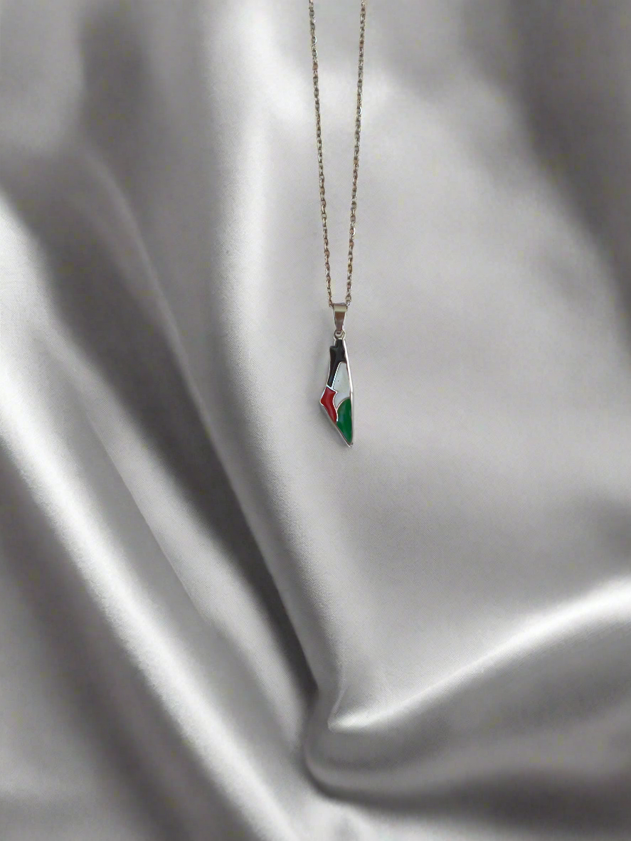 Falastin Flag Necklace