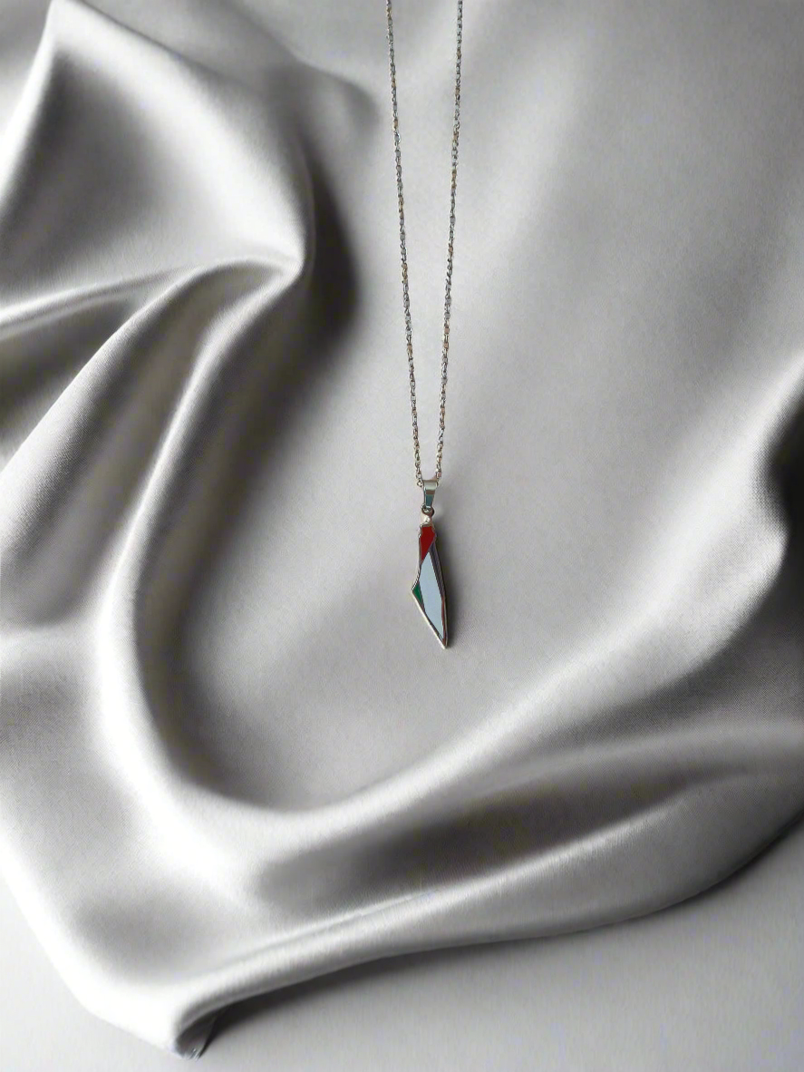 Falastin Flag Necklace