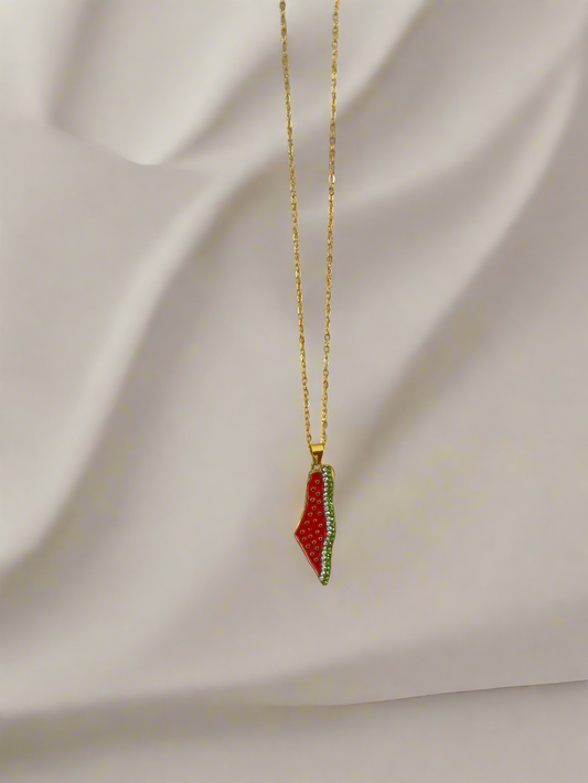 Falastin Watermelon Necklace