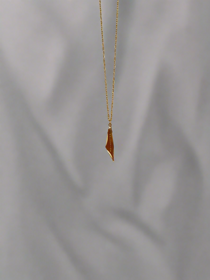 Falastin Map Necklace