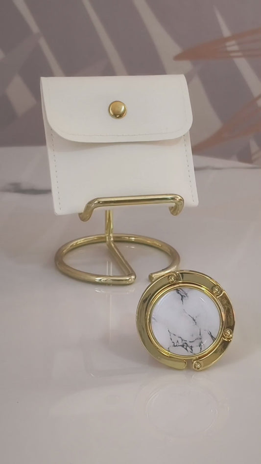 Marble Handbag Hook