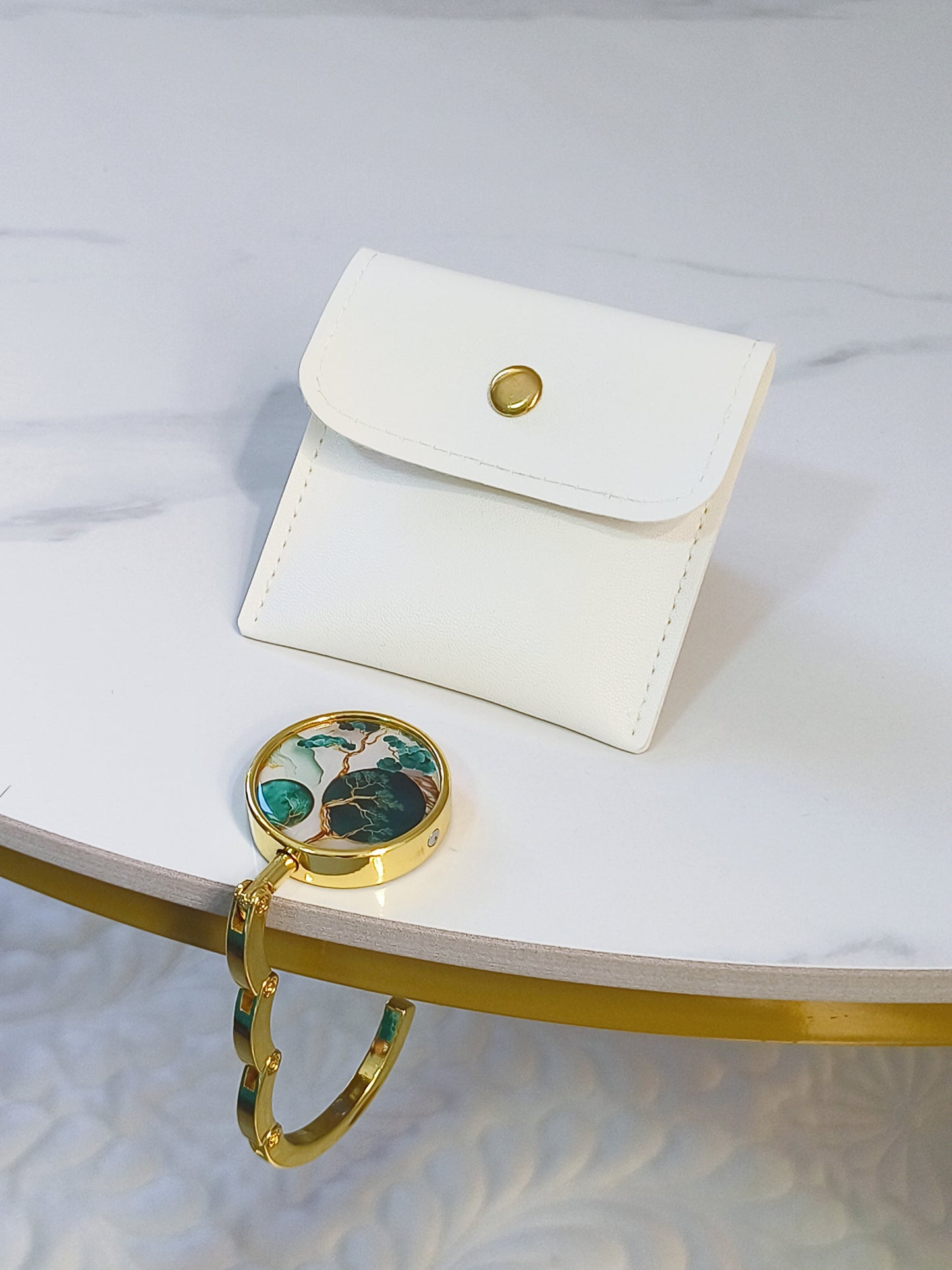 Marble Handbag Hook
